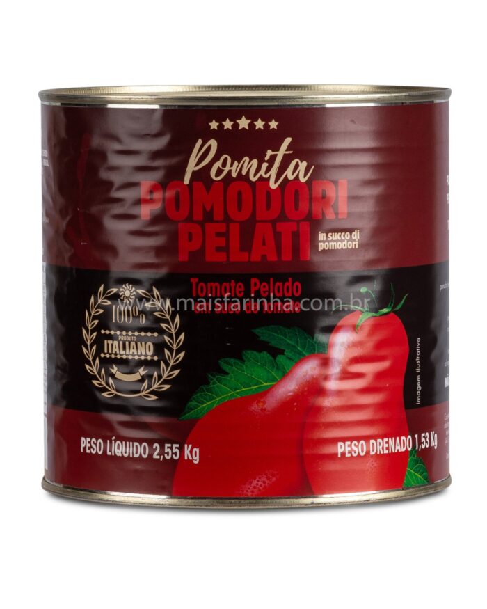 Pomodori Pelati Pomita Lata 2,55Kg